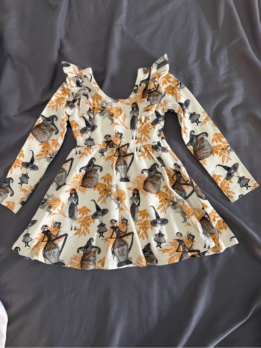 RAGS Nightmare Before Christmas Long Sleeve Dress Size 2T GUC